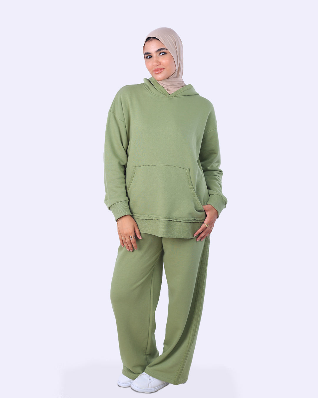 طقم هودي ميلتون (Raw Edge)