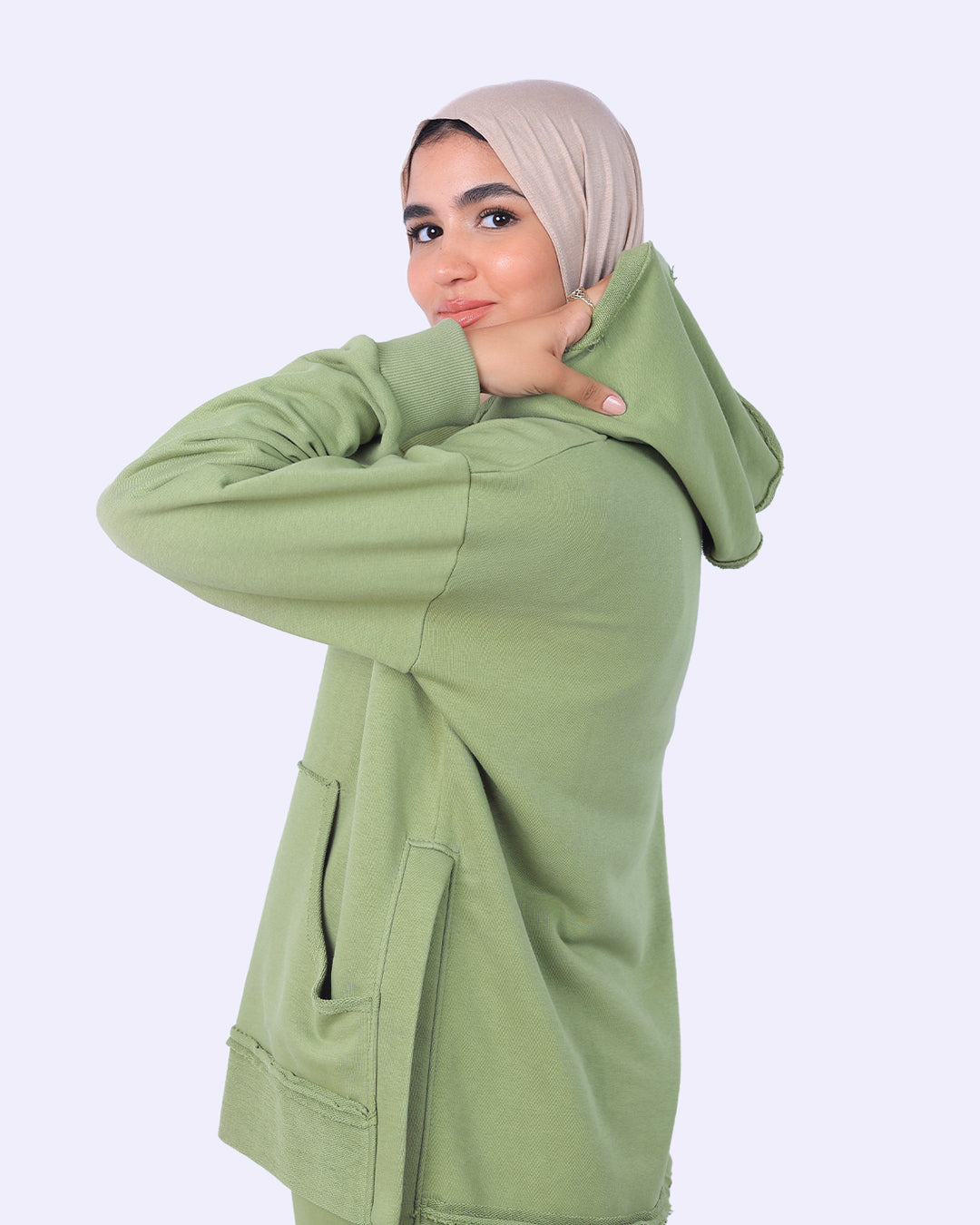 طقم هودي ميلتون (Raw Edge)