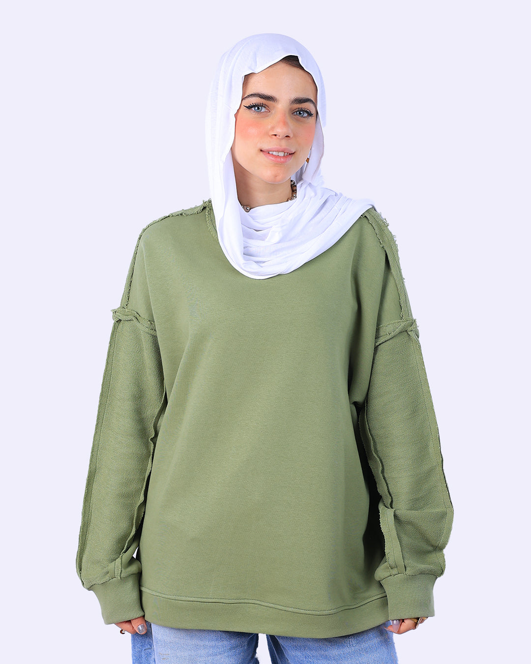 سويت شيرت (Raw Edge)