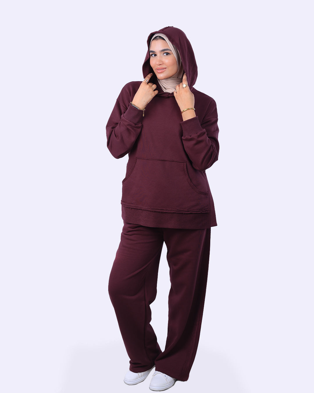 طقم هودي ميلتون (Raw Edge)