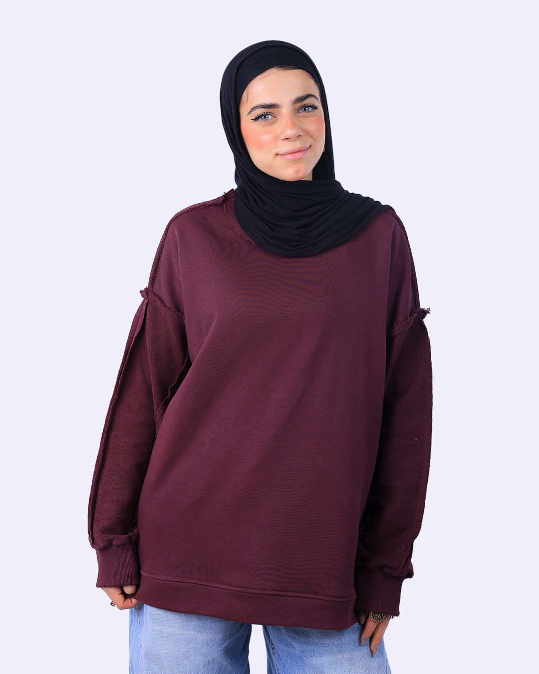 سويت شيرت (Raw Edge)