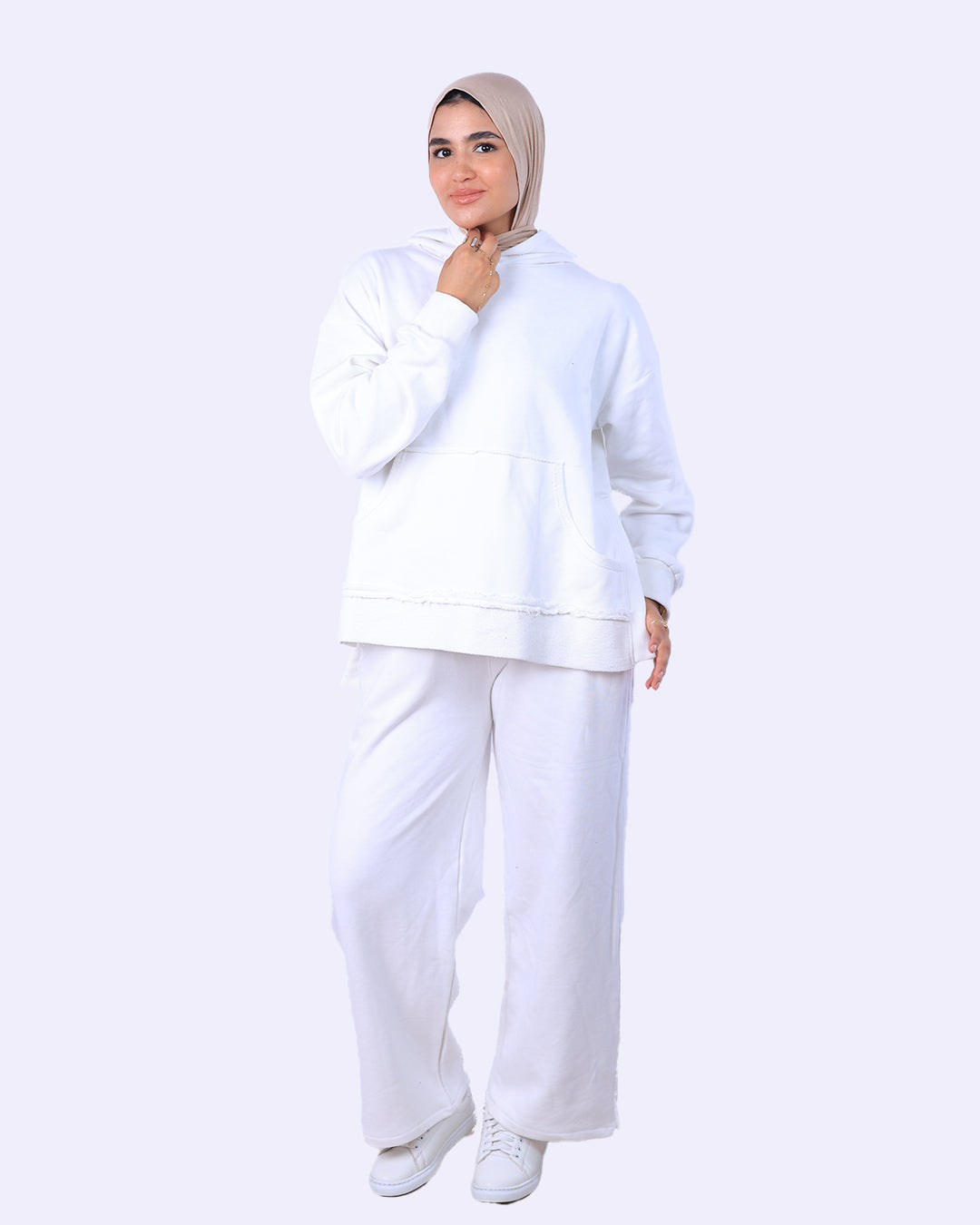 طقم هودي ميلتون (Raw Edge)