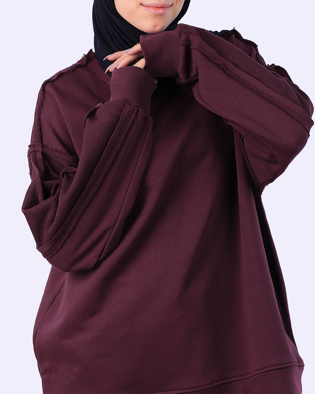 سويت شيرت (Raw Edge)