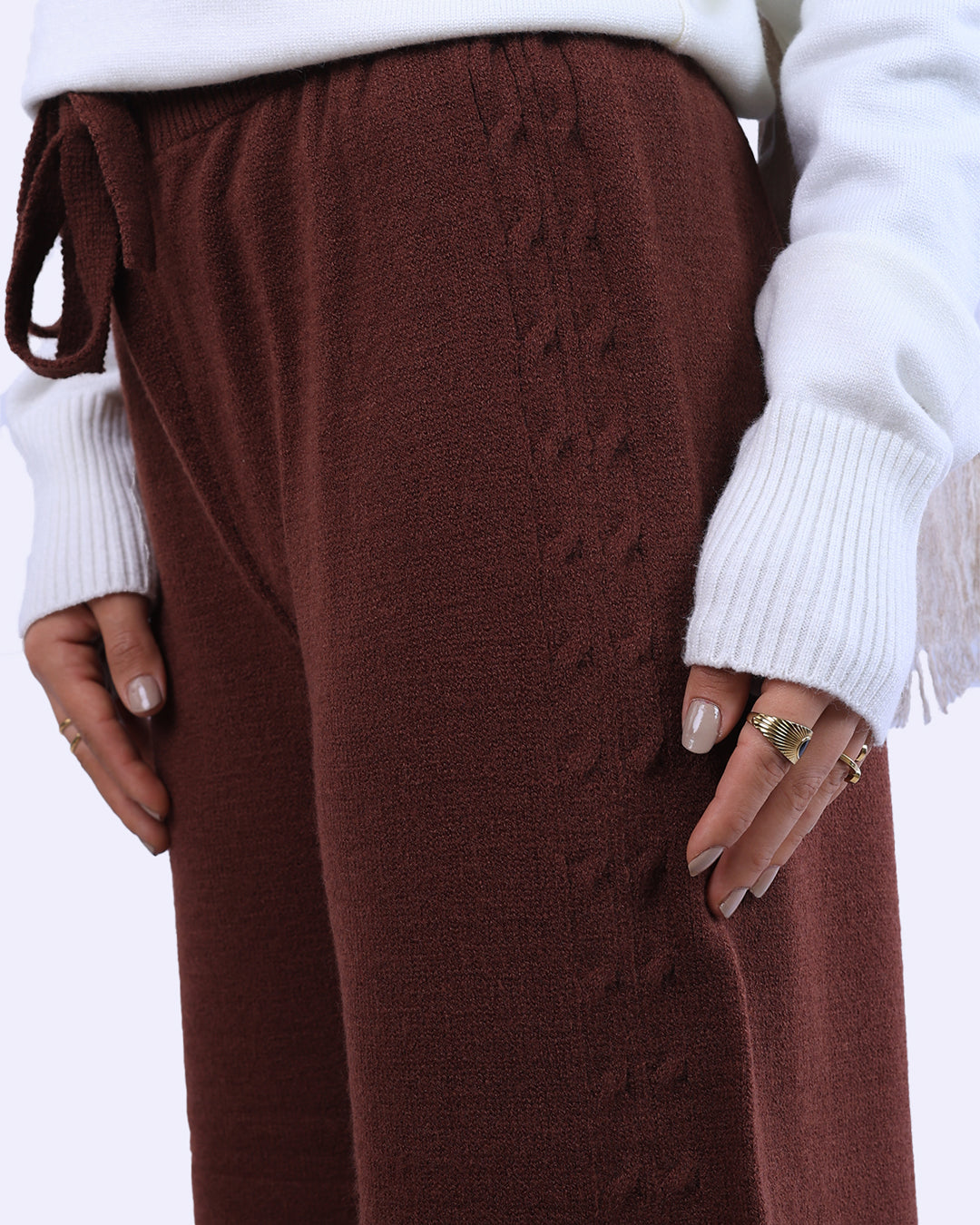 بنطلون نسائي محبوك