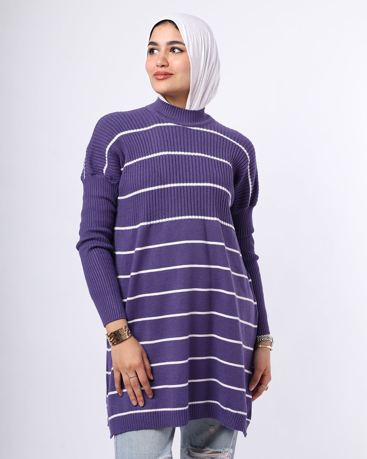 هاي كول صوف بفتحات جانبية