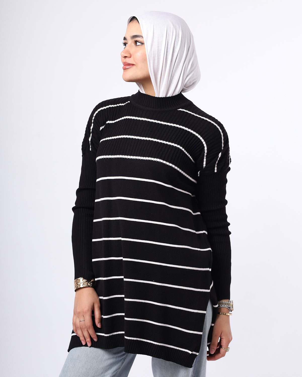 هاي كول صوف بفتحات جانبية