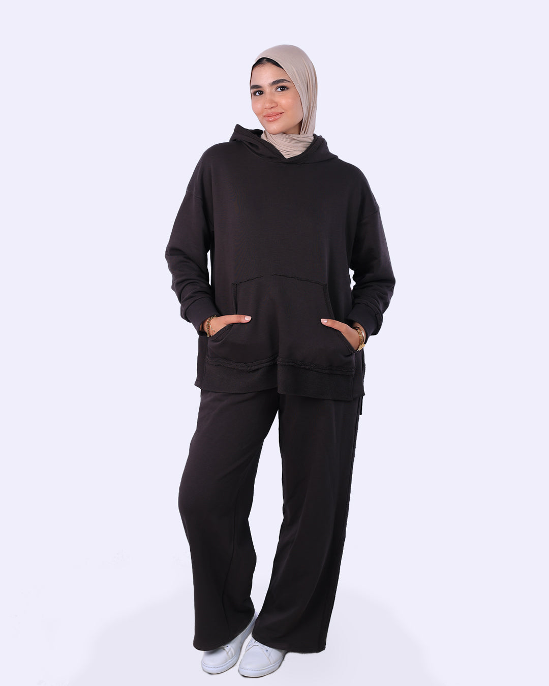 طقم هودي ميلتون (Raw Edge)