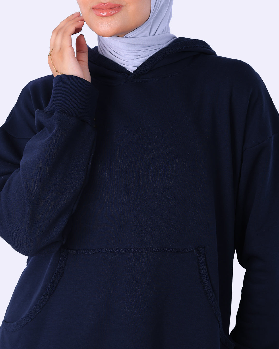 طقم هودي ميلتون (Raw Edge)